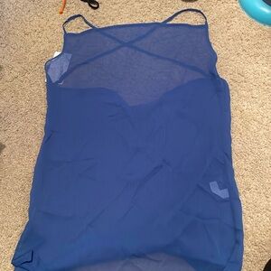 Toluca XL Sheer Blue Coverup. Brand new with tags